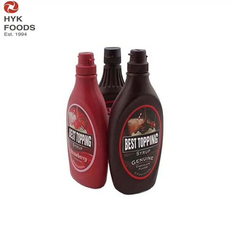 Chocolate ice cream topping with rich and mellow aroma