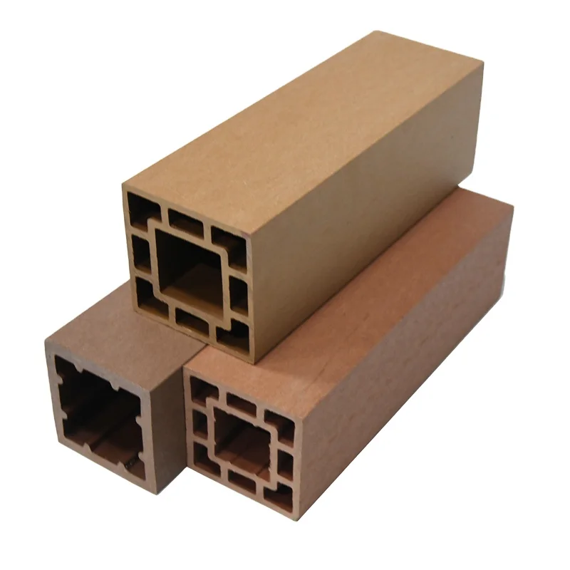 CHINA RONGKE good price outdoor WPC wood plastic composite raw material fencing square column