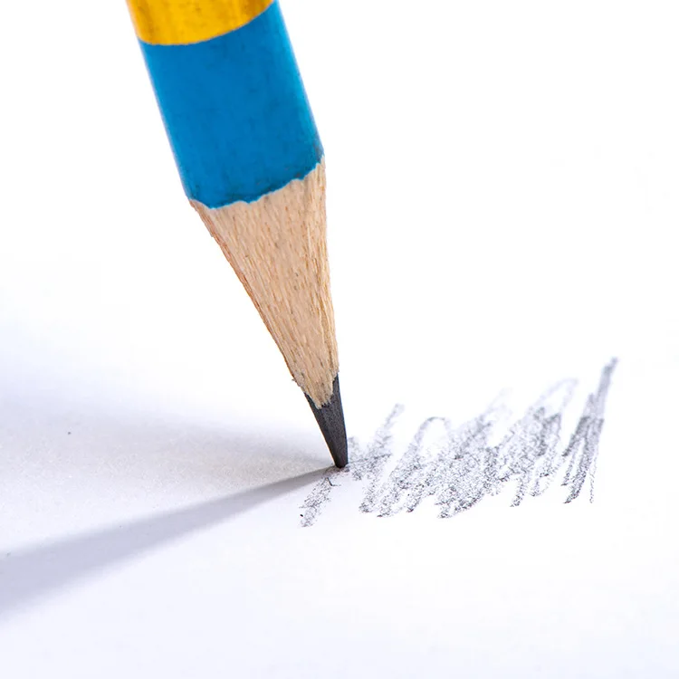 wholesale Pencils Sublimation Student HB Pencil  wooden pencils stationary set with eraser top