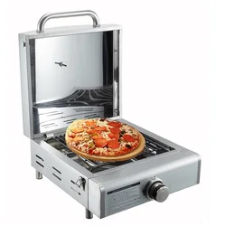 Amazon manufacturers custom portable desktop barbecue BBQ pizza oven outdoor household gas pizza oven