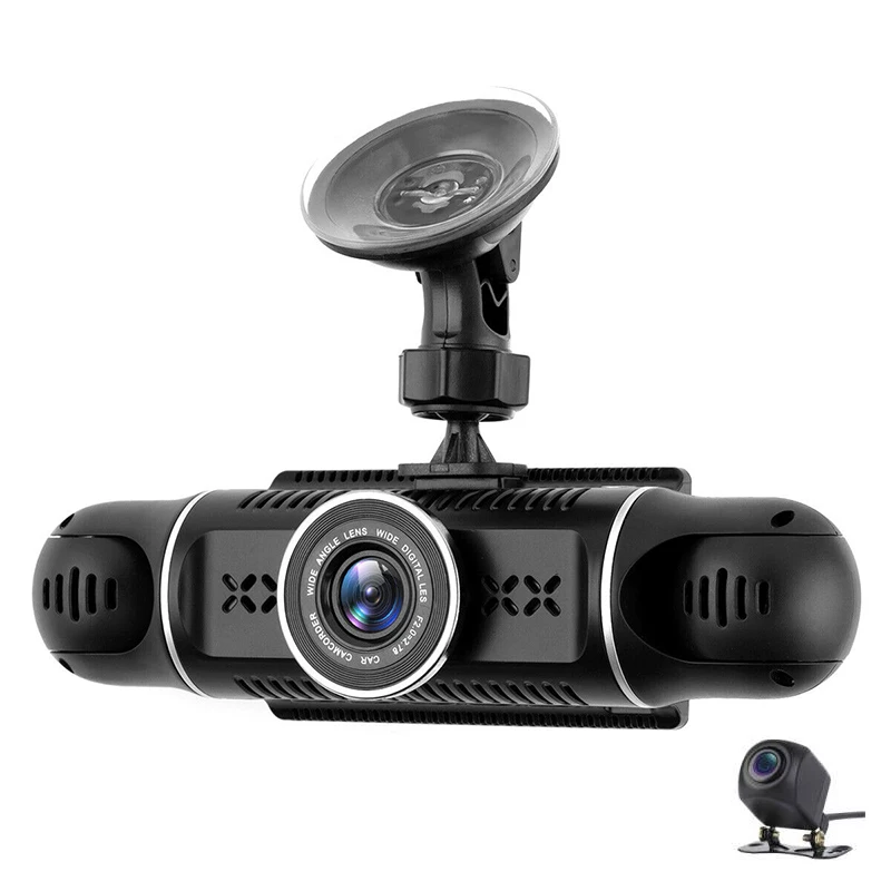 New 3inch 4 Camera Full HD 1080p+1080p+1080p+1080P Car Dvr IR Dual Lens Dash Cam  Wifi 4 channels Parking Guard Car Black Box