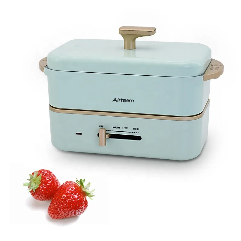 
Amazon best selling electric multicooker with personal hot pot, bbq pans for Bake/fry/steam grill/boil/slow cook/steam 