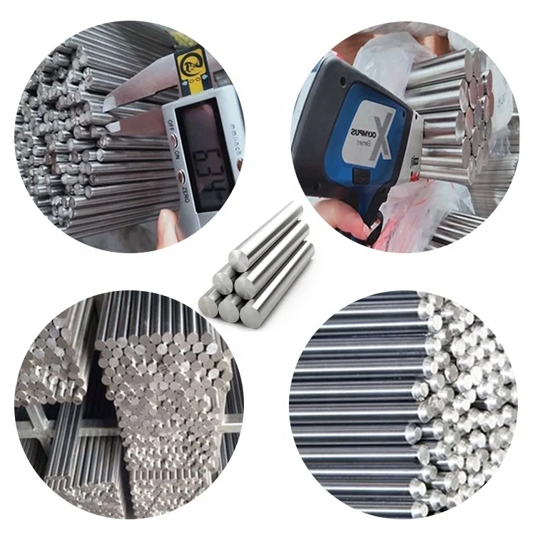 SS Rod Tamano personalizado 409 410 420 430 431 420F 430F 444 Barra redonda de acero inoxidable