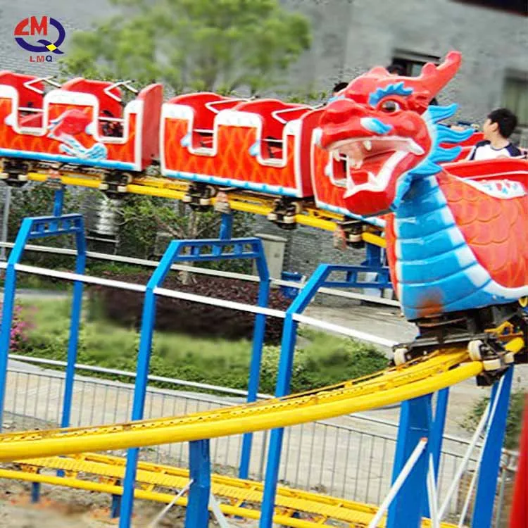 Парк развлечений мини-раздвижные каботажные горки дракона поезд дракон дешевые