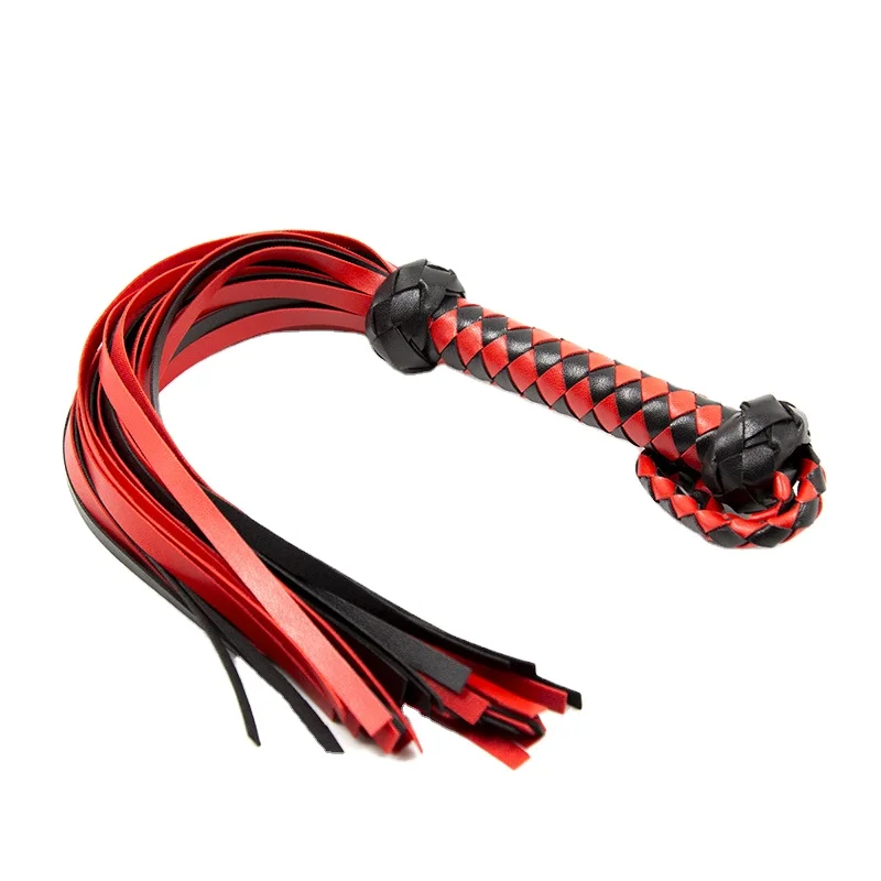 Adult Bdsm PU Leather Flirting Sex Toy Bondage Whip