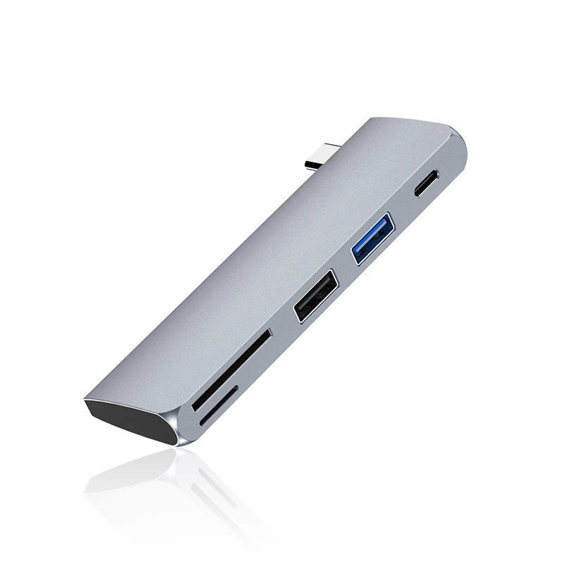 USB C адаптер Koogold 5 в 1 концентратор с передачей данных USB3.0 SD/TF карта типа док-станция для Macbook Pro/Air