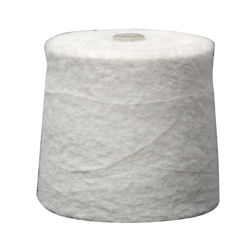 Hot-Selling 1.3 Cm Imitated Mink Anti-Pilling Fabric Artificial Wool Hat And Scarf Knitted Recycled 100% Polyester Yarn