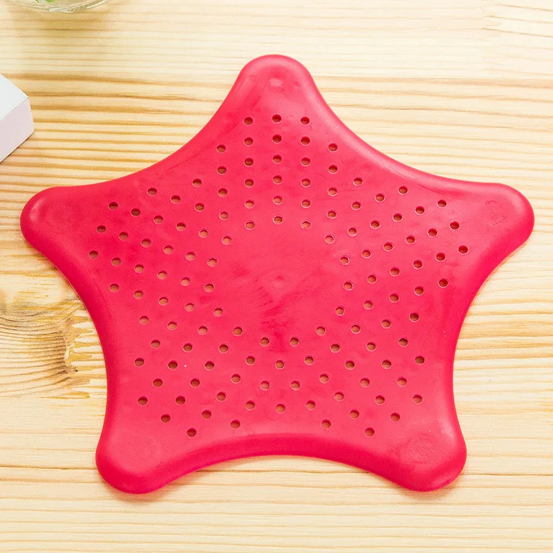 sewer filter net starfish silica gel floor drain Creative pentastar sink anti clogging floor drain