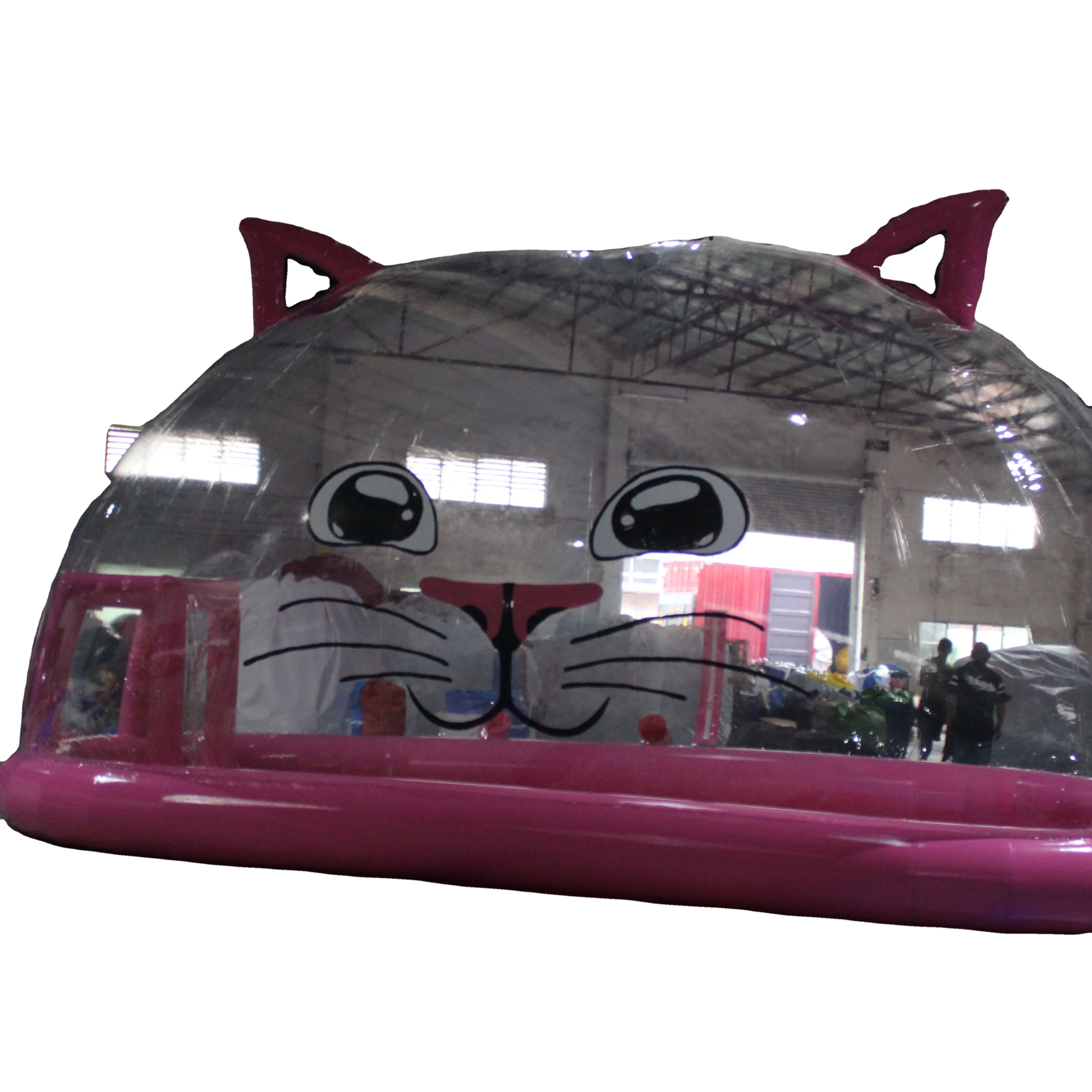 Big bubble tent inflatable Factory Inflatable Transparent Bubble Tent House Cat shape Dome Outdoor Camping Bubble For Wholesale