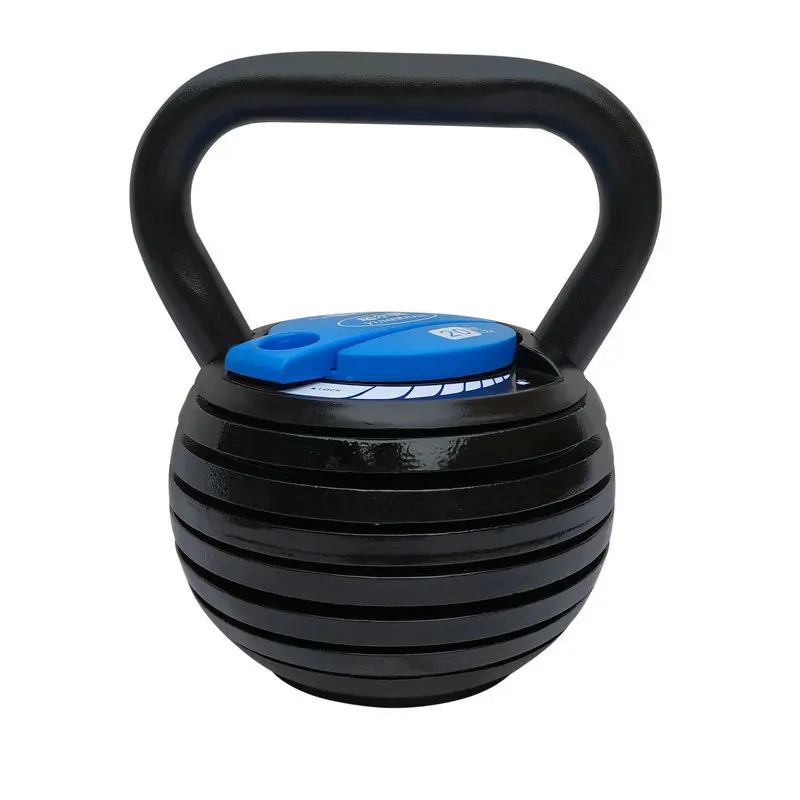wholesale custom Kettlebell Adjustable Monkey 20lb  40lb  Kettlebell Black Cast Iron Powder