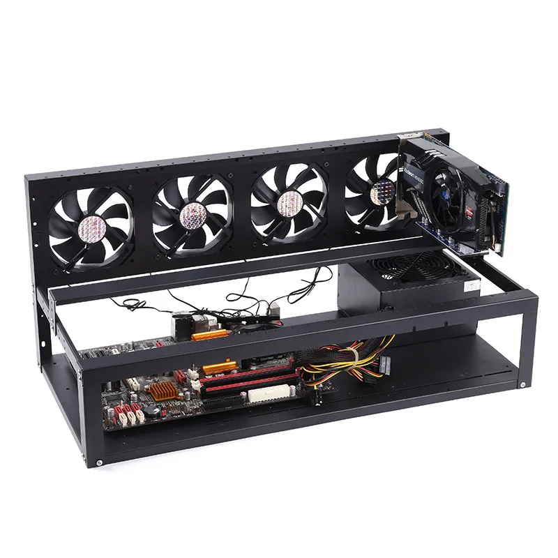 8GPU графическая видеокарта Rig Штабелируемая 8 GPU открытая надувная установка корпус стойка рамка в