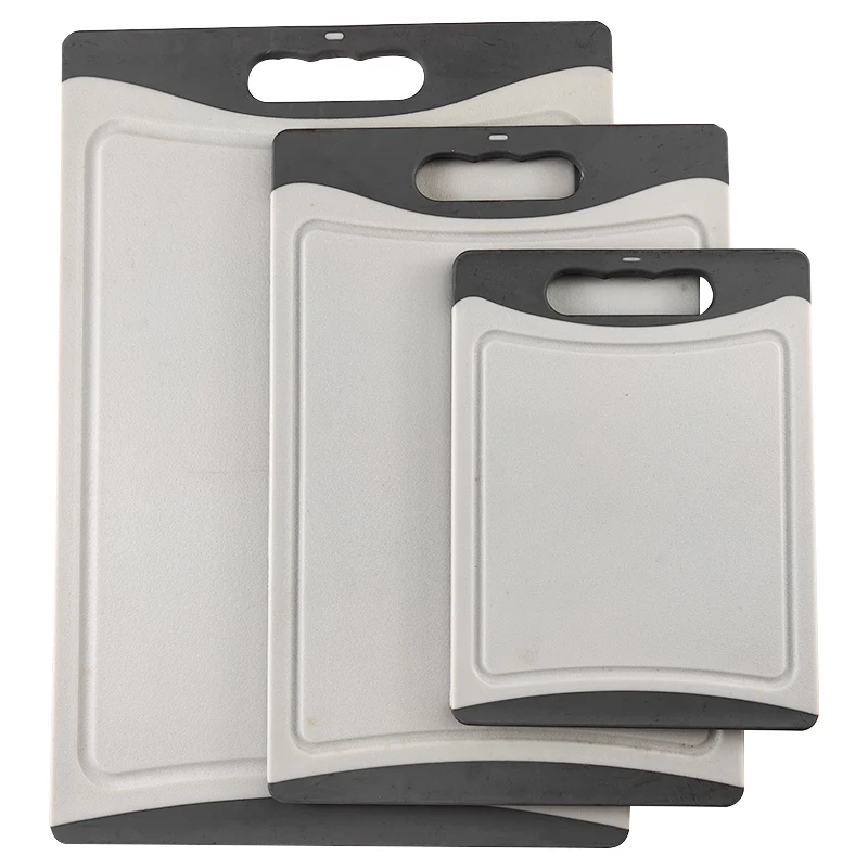 Extra Large Cutting Boards for Kitchen Set Of 4 Multi Functional Kitchen Plastic Non Slip Feet Cutting Blocks Cutting Chopping