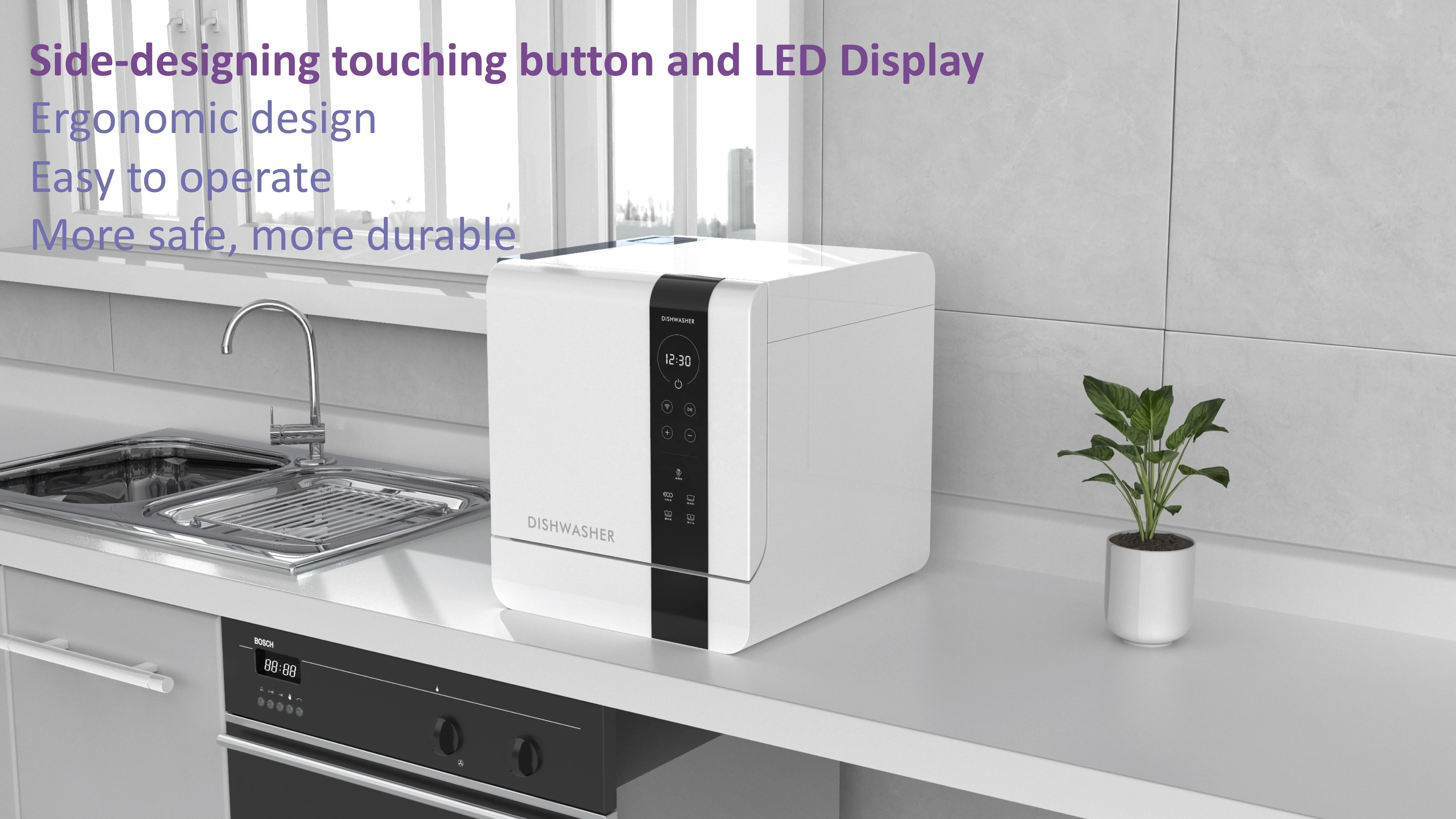 Портативная Автоматическая Посудомоечная машина для ресторана для дома