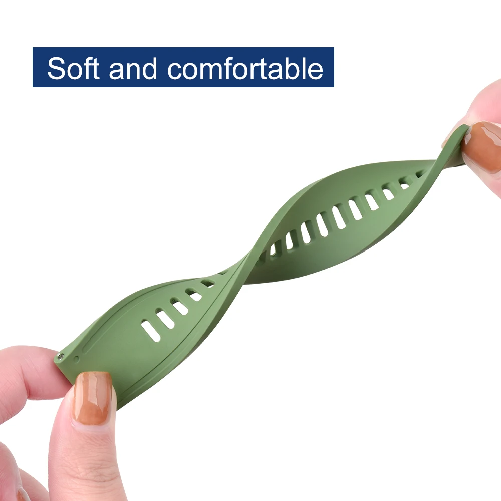 Watch Strap 20mm 22mm Smart Watches Watch Band FKM Fluorine Rubber Quick Release Rubber Waterproof OPP Bag Fashion CE ROHS