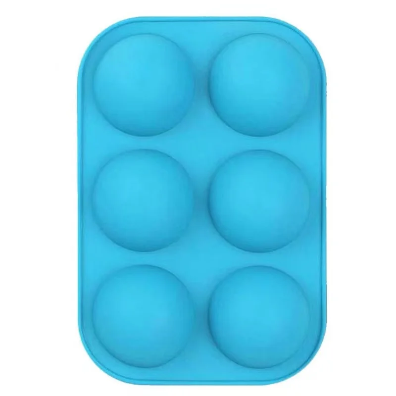 Multi purpose 6 flower silicone mold soap jelly pudding ice cream ice cream rice ball cake baking mold