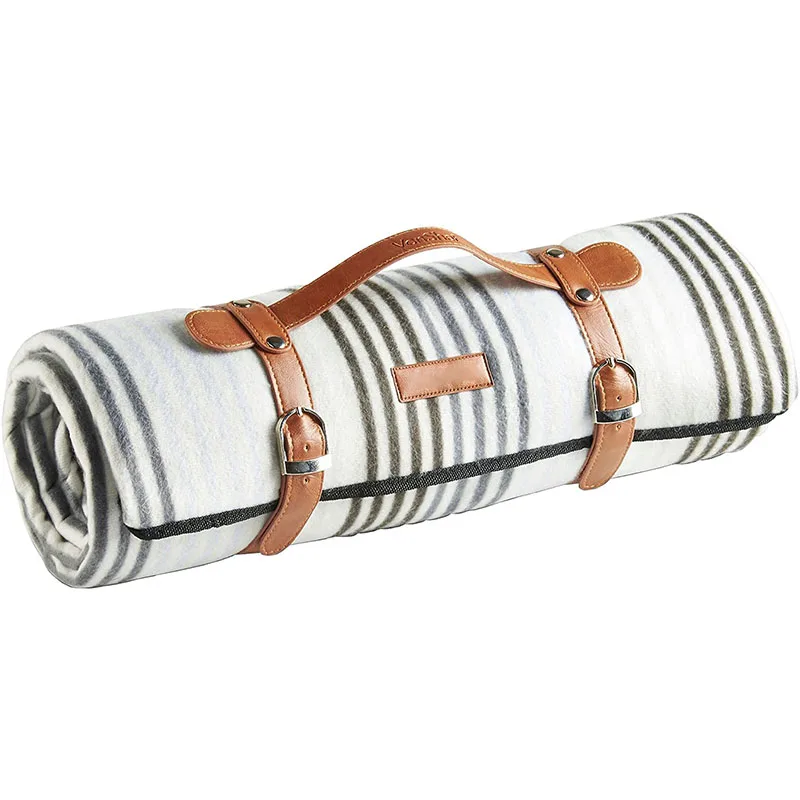 Outdoor Waterproof Camping Blanket Polar Fleece Factory Soft Custom Picnic Blanket