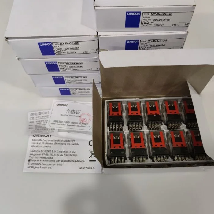 OMRON relay 220/240V AC48VDC 12VDC 110AC 24VDC  MY4N-CR-GS MY2N-CR-GS MY2N-GS