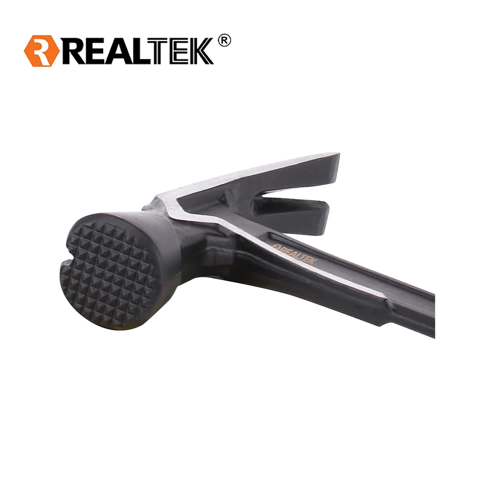 Прочный многофункциональный молоток Realtek 16 унций стальной Столярный кованый с магнитом