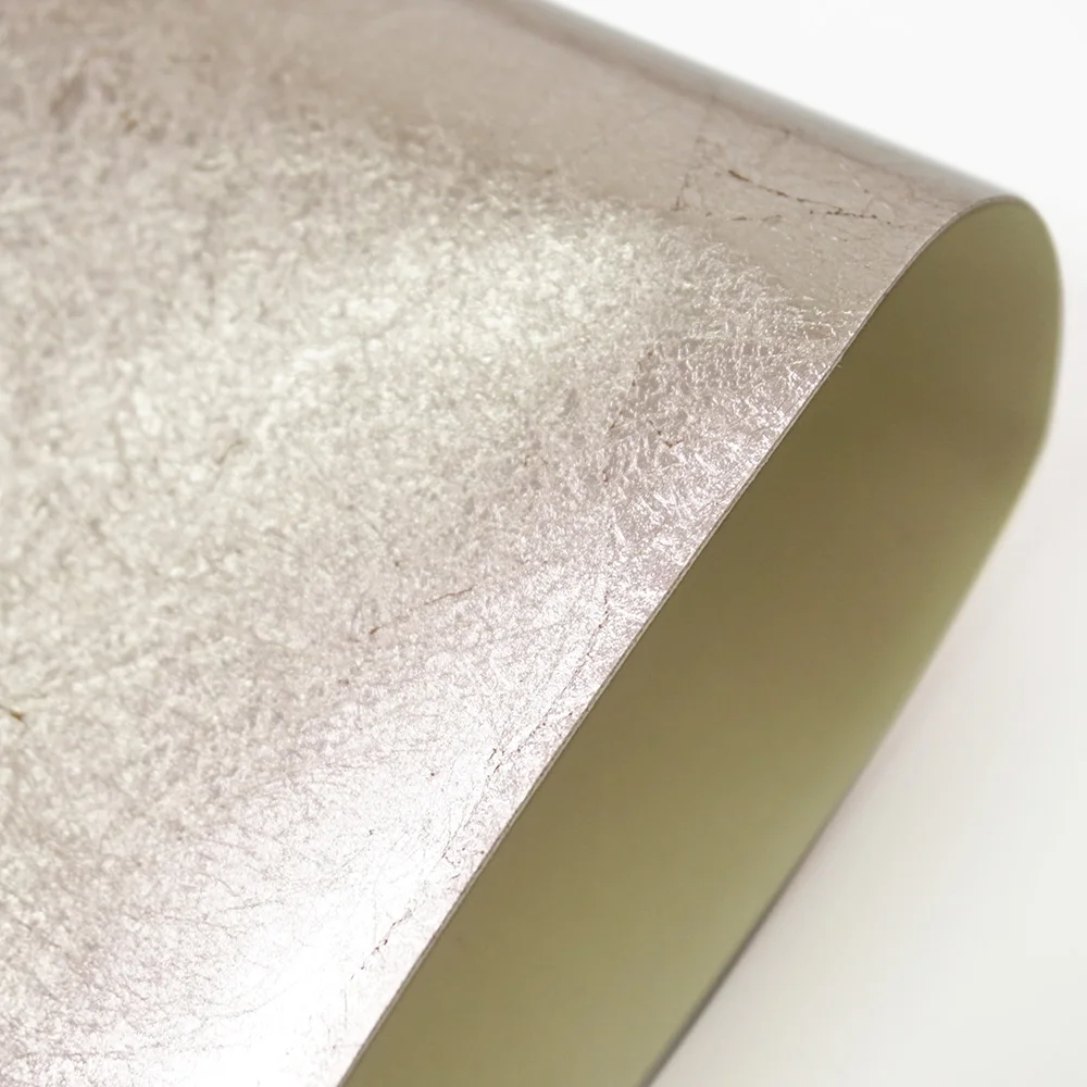 Handmade Foil Metallic Luxury Gold leaf Wallpaper For Hotel Decoration