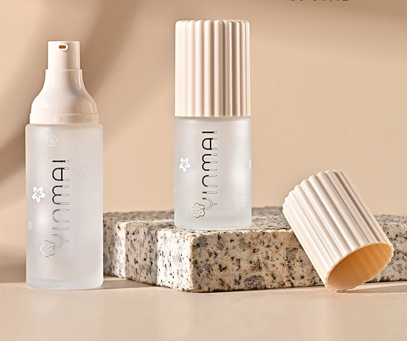 30ml Cylindrical Glass Bottle for Liquid Foundation Primer