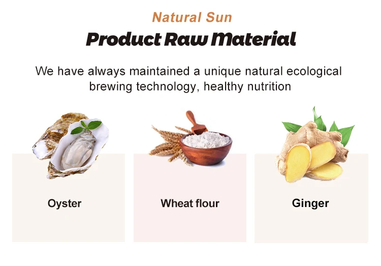 Home natural non-contaminated fresh ginger oysters Flavorful seasoned 700g ginger sauce oyster sauce