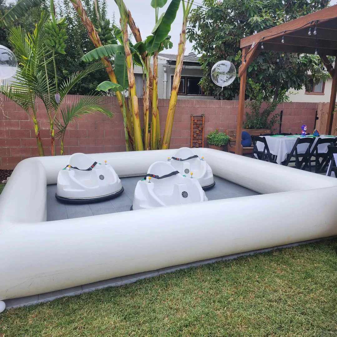 Inflatable Airtight Bumper Car Race Track Field Party rental kids toddler race track arena bumper car inflatable pipe field