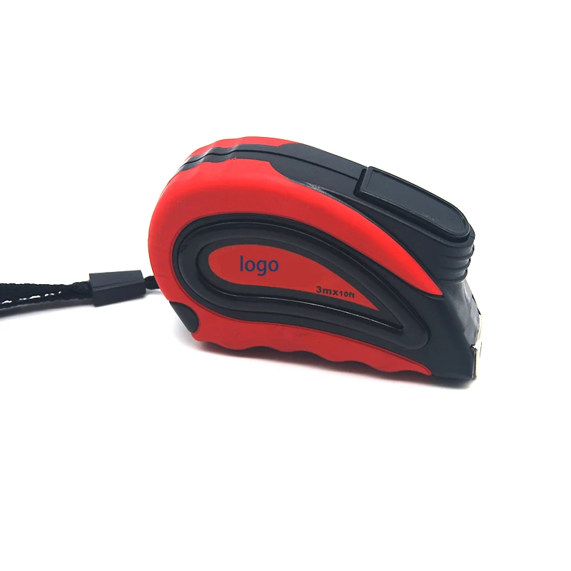 Smart abs plastic metric inch construction ruler custom automatic tape measure with logo