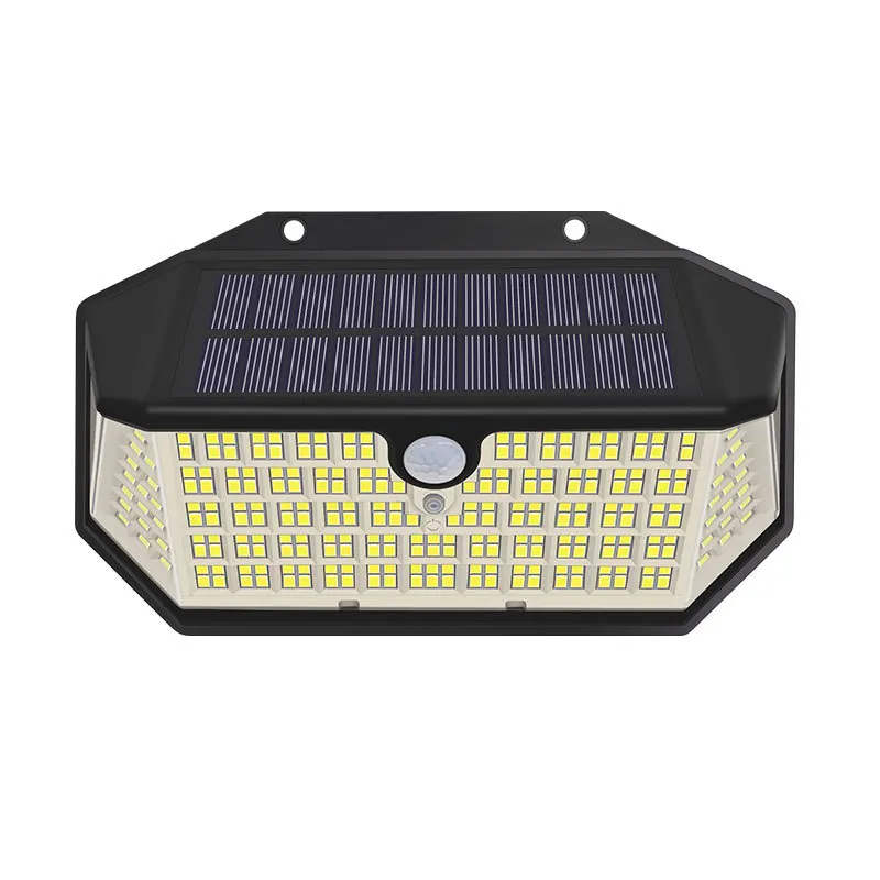 Motion Sensor Solar Powered Wall Lights Outdoor with 3 Lighting Modes and Lights Reflector IP65 Waterproof for Garden Patio Yard