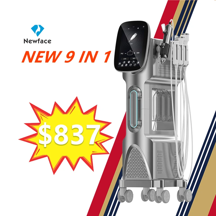 NewFace 2023 Patent Best Design Aqua Super Bubble Clean Skin Deep Moisturizing Face Lift Firm Whiten Oxygen Hydro Facial Machine