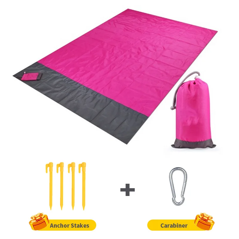 GoalFit 2024 Outdoor Camping Beach Picnic Sand Proof Mat Waterproof Portable Polyester Blankets