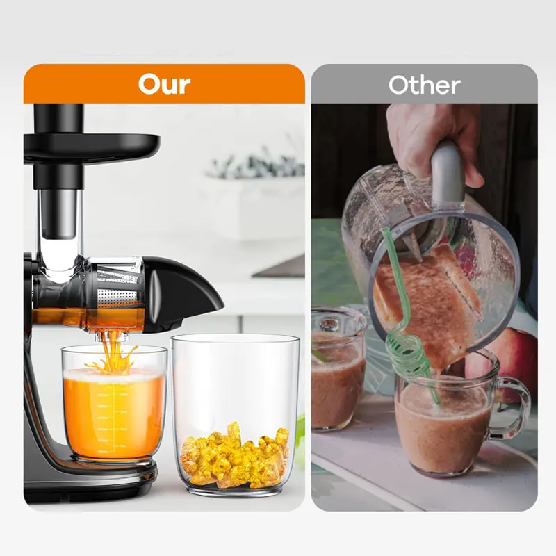 Factory Sale 120V high carrot juicer yeild rate  slow juicer for dinner