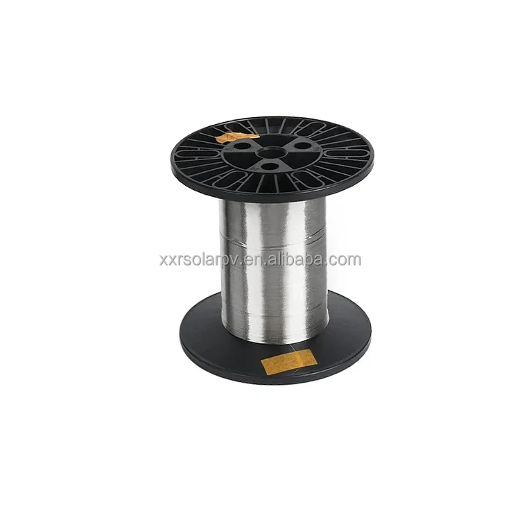 5*0.2mm High Purity Oxygen Free Copper Black Color Busbar Wire for Solar Panel Connecting Soldering Cell