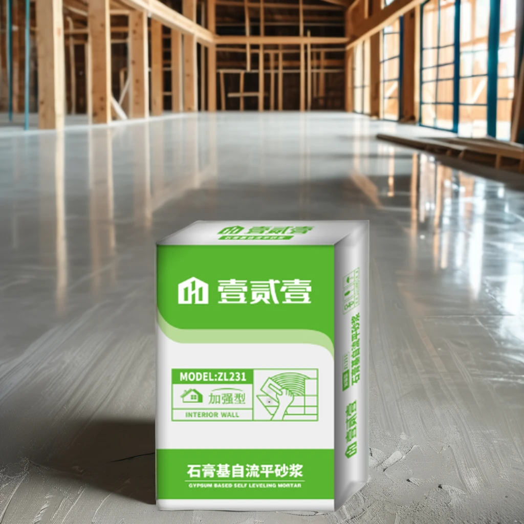 Modern Design Self-Leveling Cement Mortar Gypsum-Based Liquid Screed Floor Leveling Material in Powder Appearance Construction