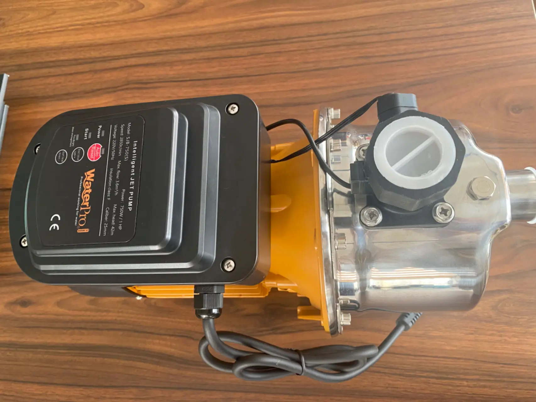 WATERPRO SJB 370 Вт 550 750 220 В Интеллектуальный домашний бустерный насос из нержавеющей стали самовсасывающий струйный водяной