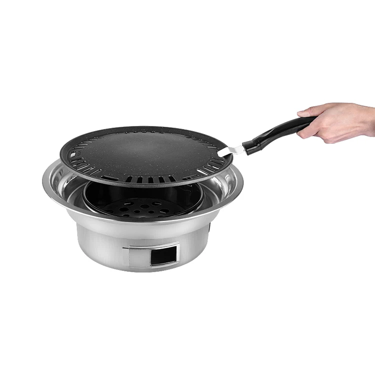 Smokeless Tabletop Korean BBQ Portable Charcoal Grill Good Looking Charcoal Stove Table Grill