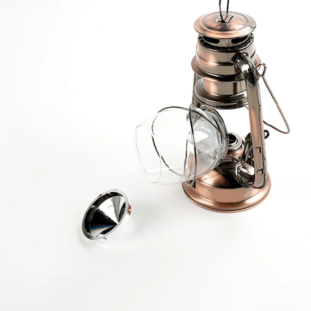 Portable Waterproof Kerosene Lamp SMD LED High Power 4*AA Battery Retro Camping Light