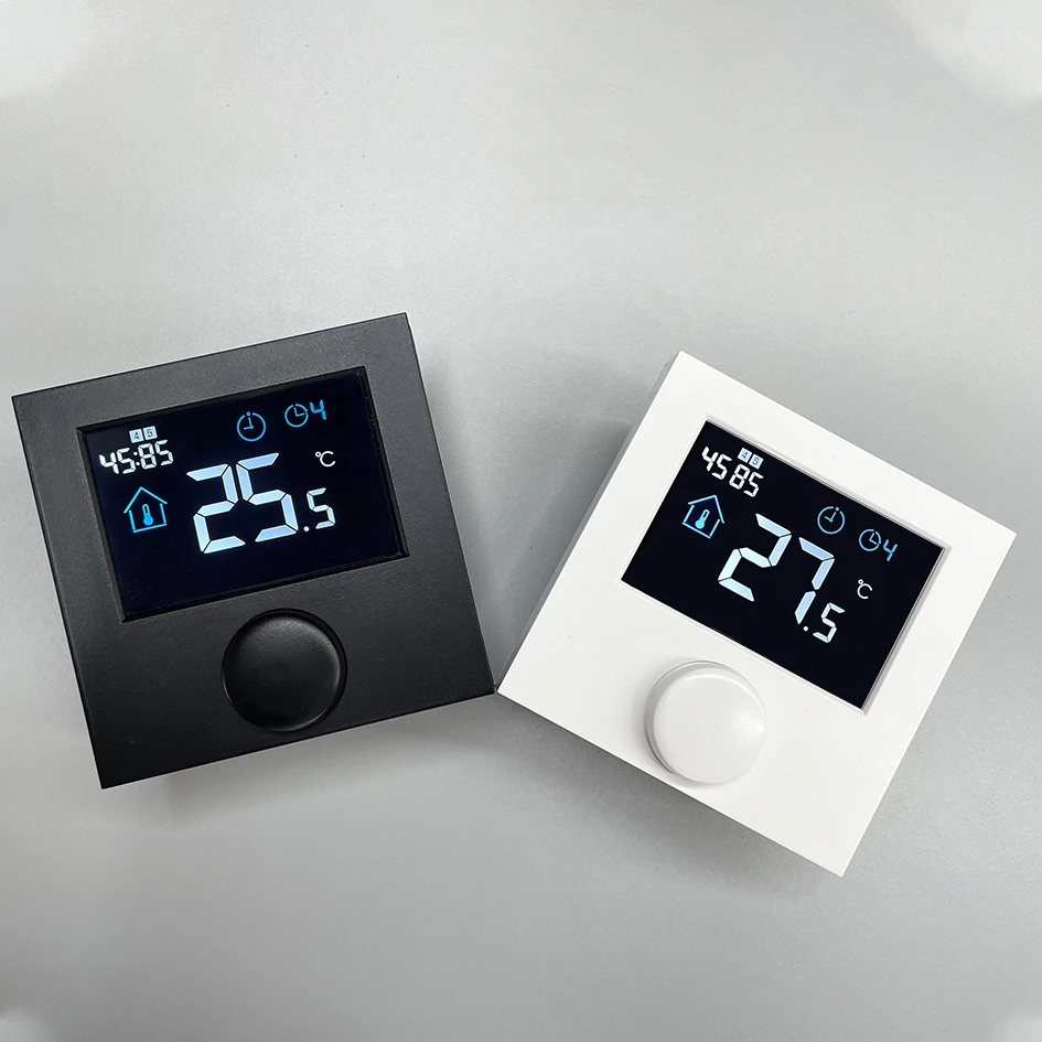 Telin AC607 Knob Control Tuya Digital Wireless Wifi Thermostat Hvac System Central Heating System For House Smart Thermostat