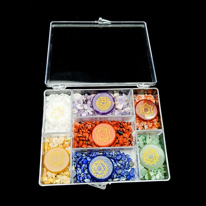 broken stone  chakra Gemstone  healing sets