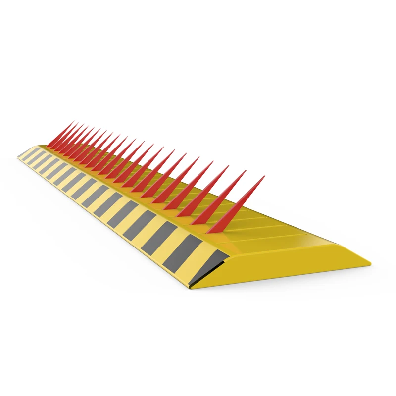 Ankuai High security yellow steel one way tyre killer traffic road spike barrier with remote control tire killer