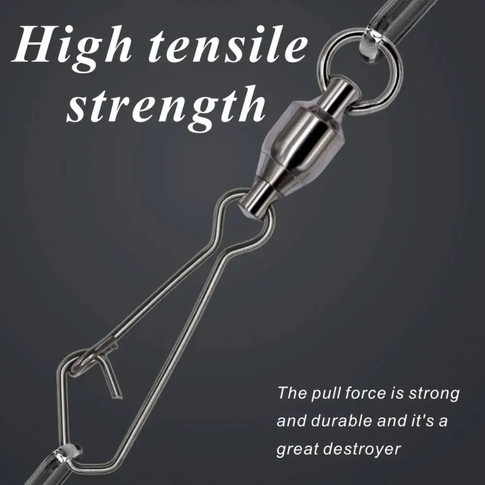 High quality fishing ball bearing rotating joint with hook buckle