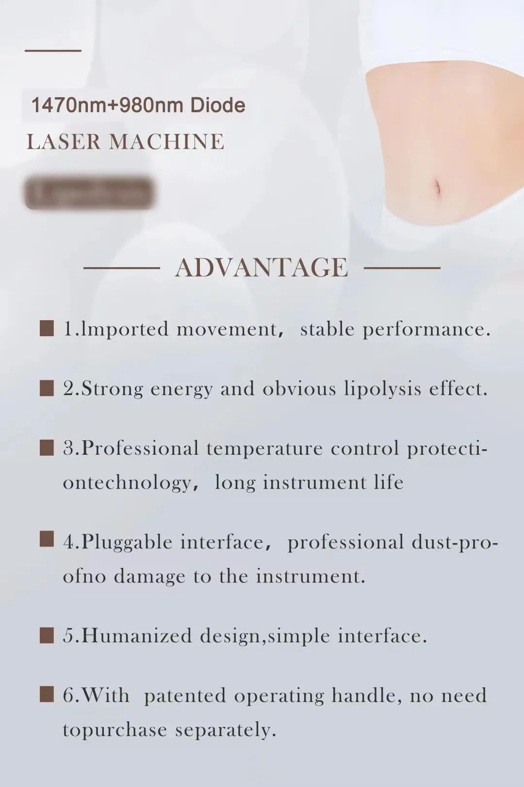 Newest 980nm 6+1  Laser Diode Laser Vascular Removal 980Nm Physiotherapy Machine varicose veins treatment