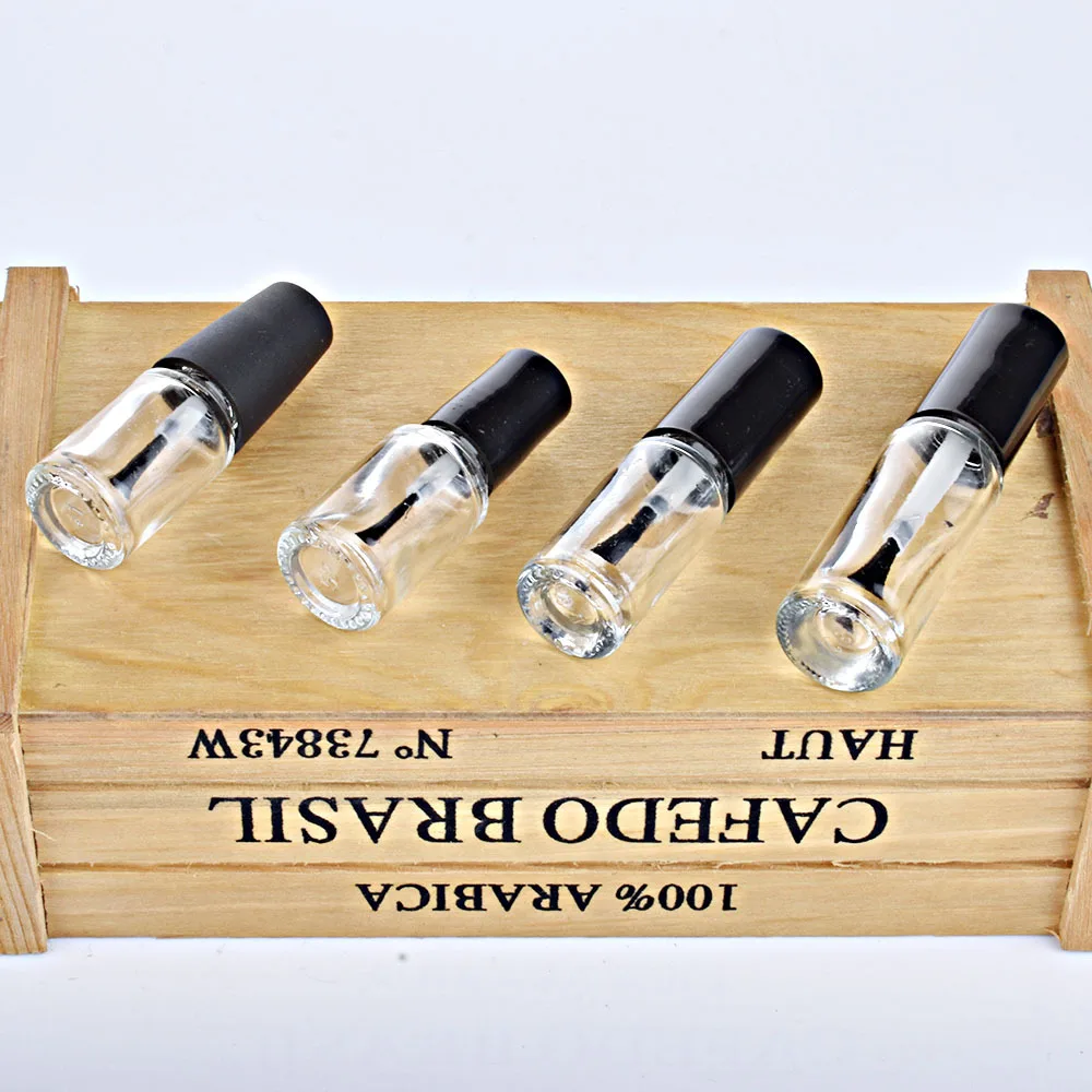 wholesale empty luxury display bulk glass 5 15ml nail gel polish bottles kids with brush