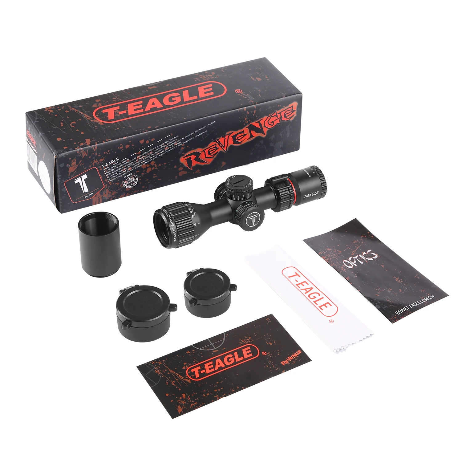 Wholesale T-EAGLE SR 3-12X32 AO FFP Long Range Scopes Sights Etched Glass Reticle Short scopes & accessories