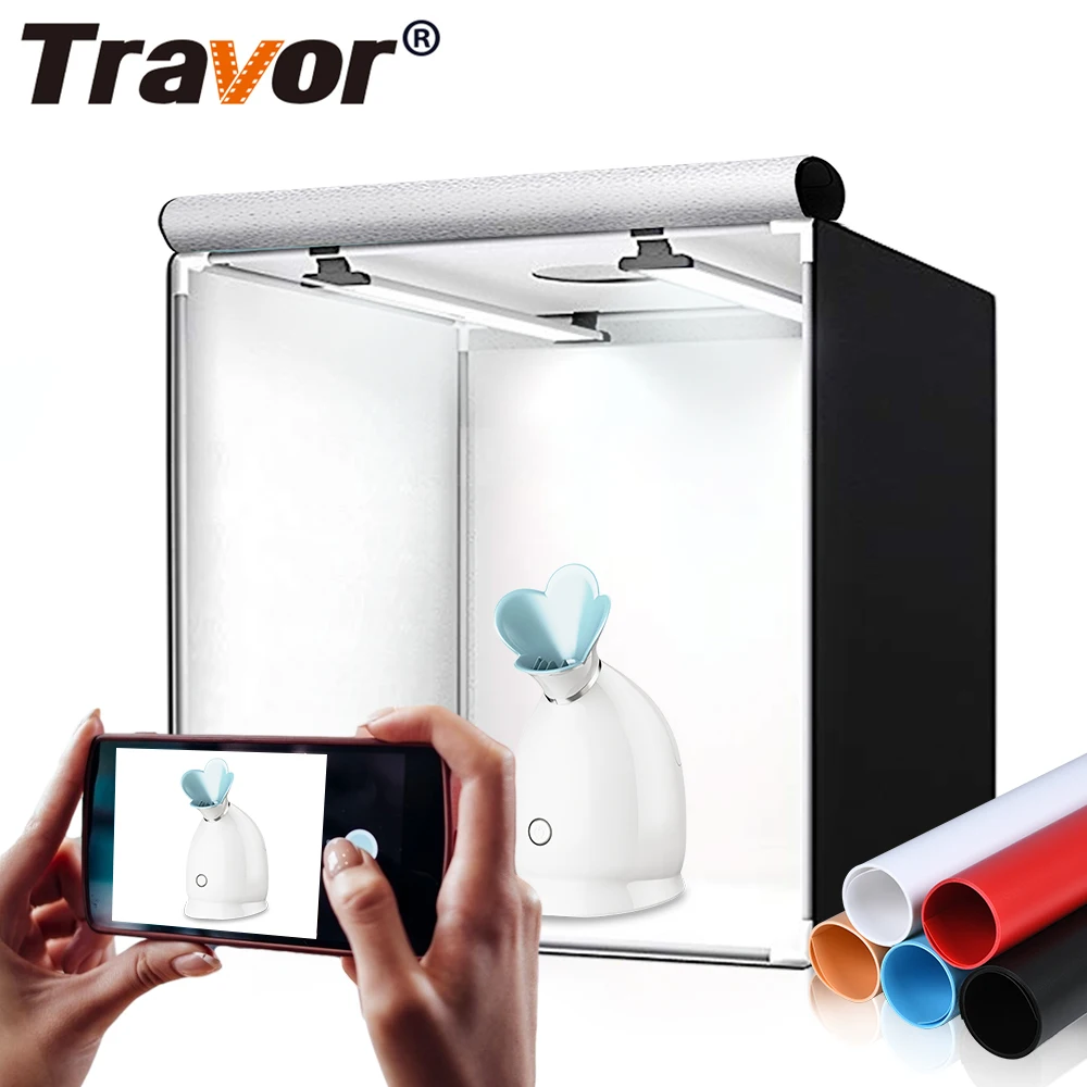 Миниатюрный светильник для фотосъемки в помещении, футляр с двойным светодиодом для фото на заказ, большая световая палатка, маленький кубический чехол