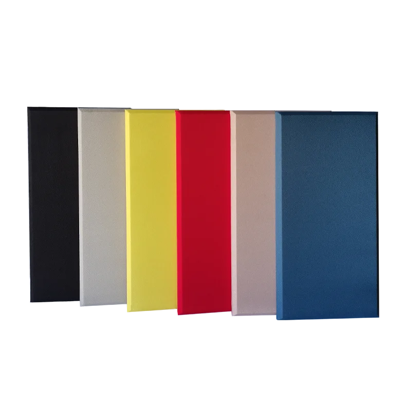 Beveled Edge Soundproof Cinema Movie Theater Soft Sound Fabric Wrapped Acoustic Wall Panel