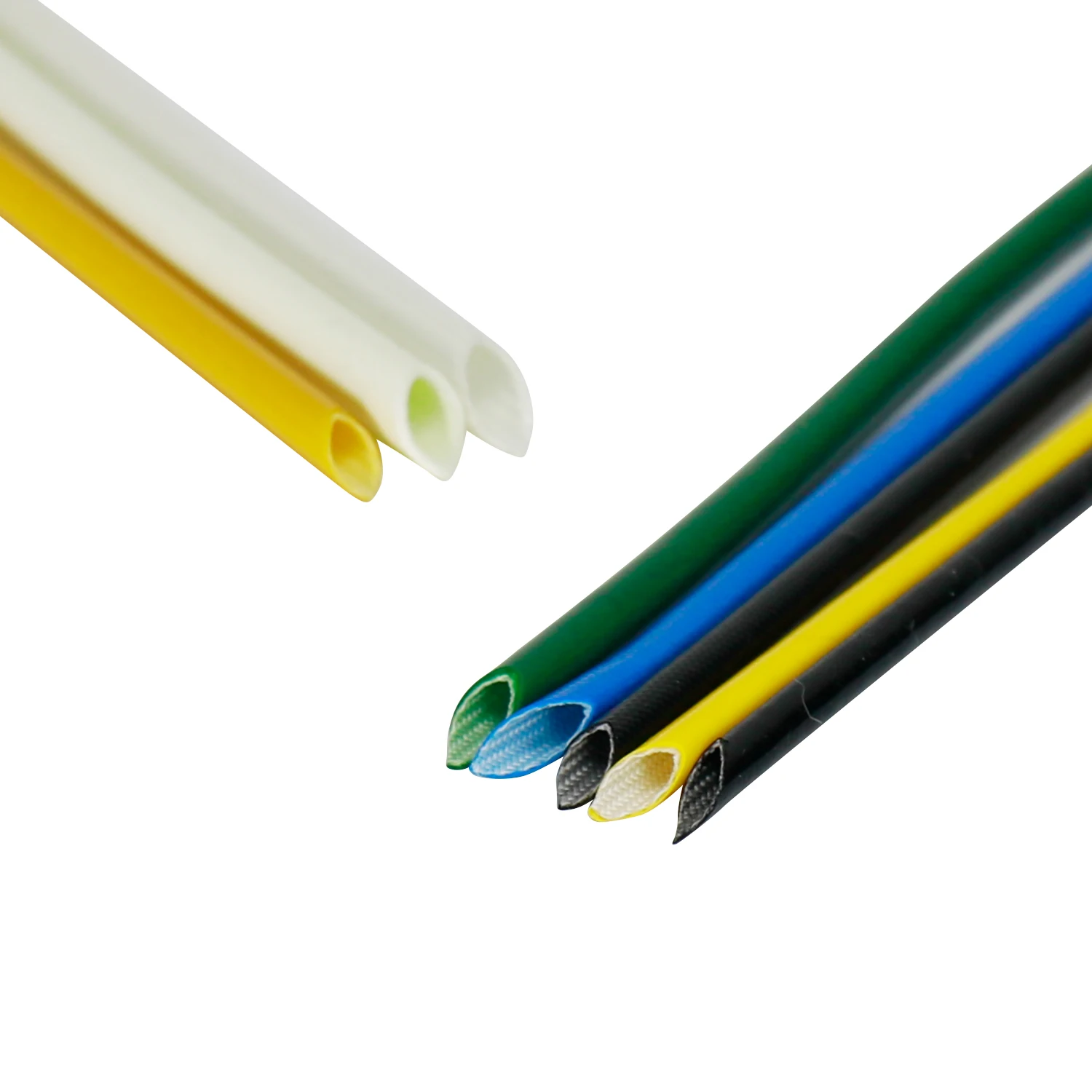 Sunbow 4KV Flame Retardant UL vw-1 Electric Motor Winding Glass Fiber Silicone Fiberglass Braided Sleeve