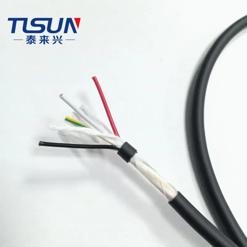 Trvv/HF-YY 4-х ядерный 20awg цепной посвященный высокой гибкий кабель