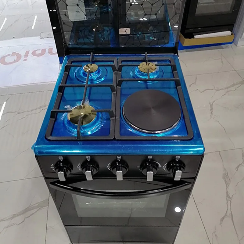 Низкая цена 2 в 1 комплексная газовая плита для приготовления на пару 4 конфорки пищи цены духовку