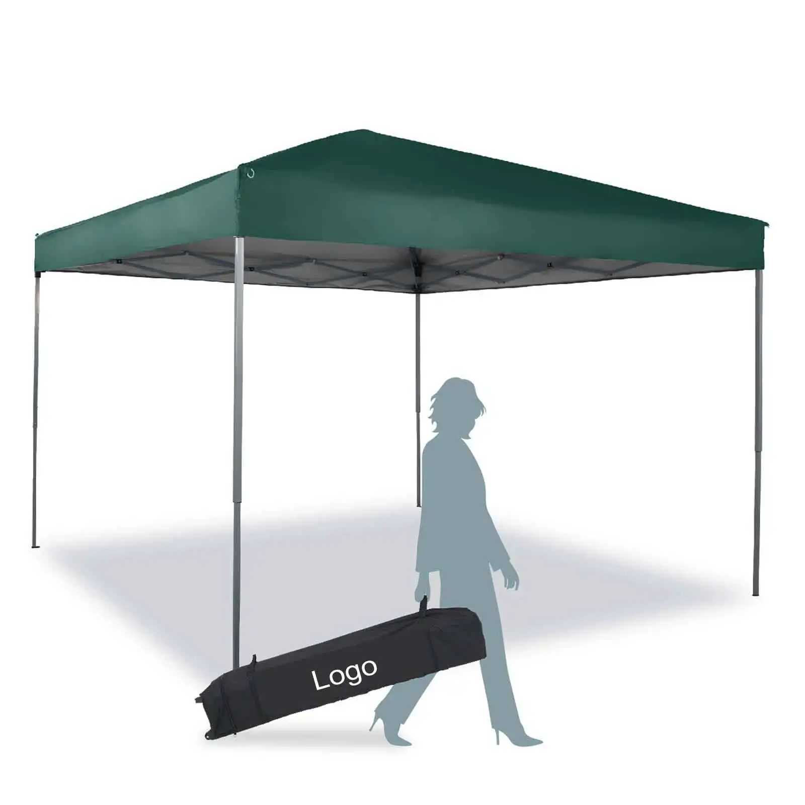 Four-legged Folding Telescopic Shrink Canopy Canopy Pavilion Canopy Outdoor Trade Show Tent