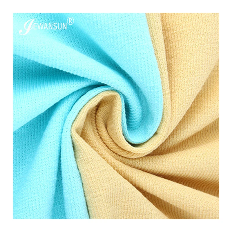 CVC cotton plain needle 170g single side high stretch polyester  knitted fabric summer T-shirt clothing combed cotton fabric
